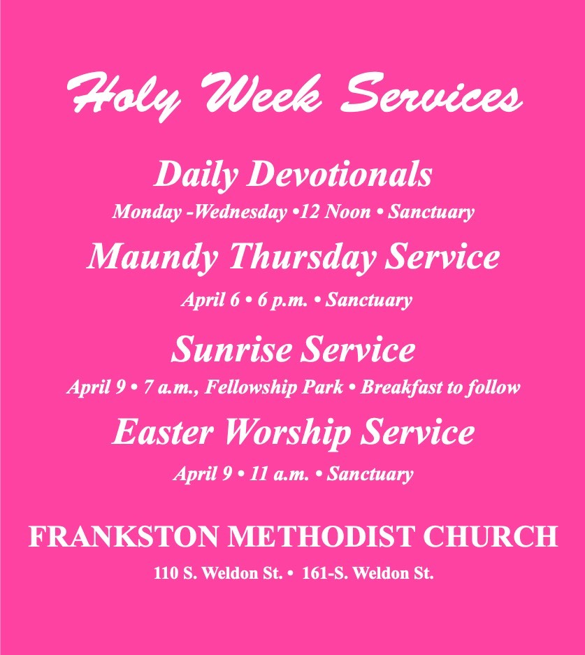 FMC Holy Week Services 2023